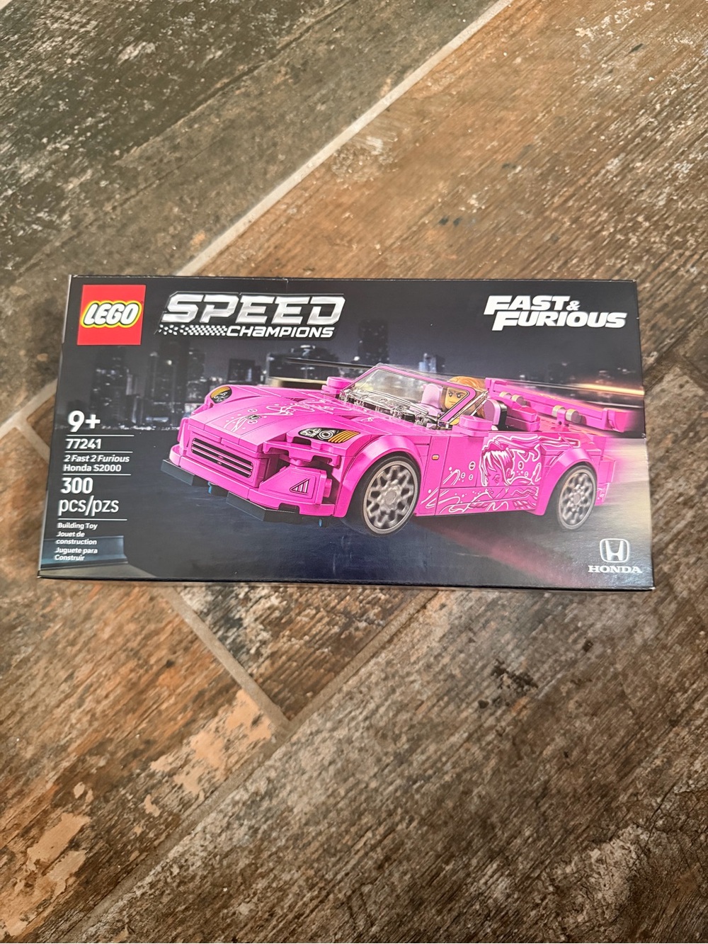 LEGO Speed Champions Pink Honda S2000 Race Car Set